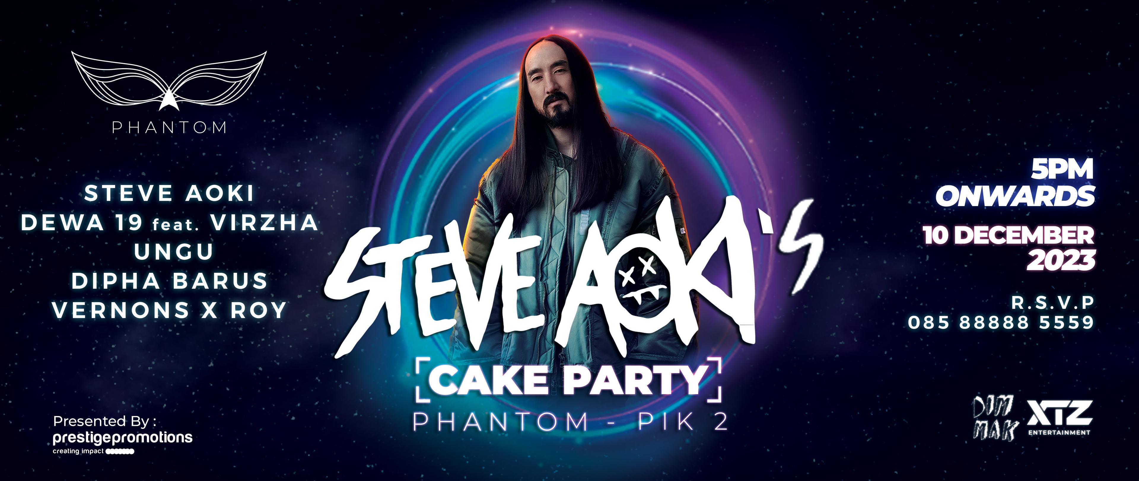 Elevate your party experience to a whole new level at Steve Aoki's Cake Party